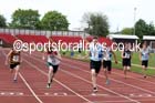 Under-13 boys 100 metres at the North Eastern Championships, Gateshead International Stadium.  Photos: David T. Hewitson/Sports for All Pics